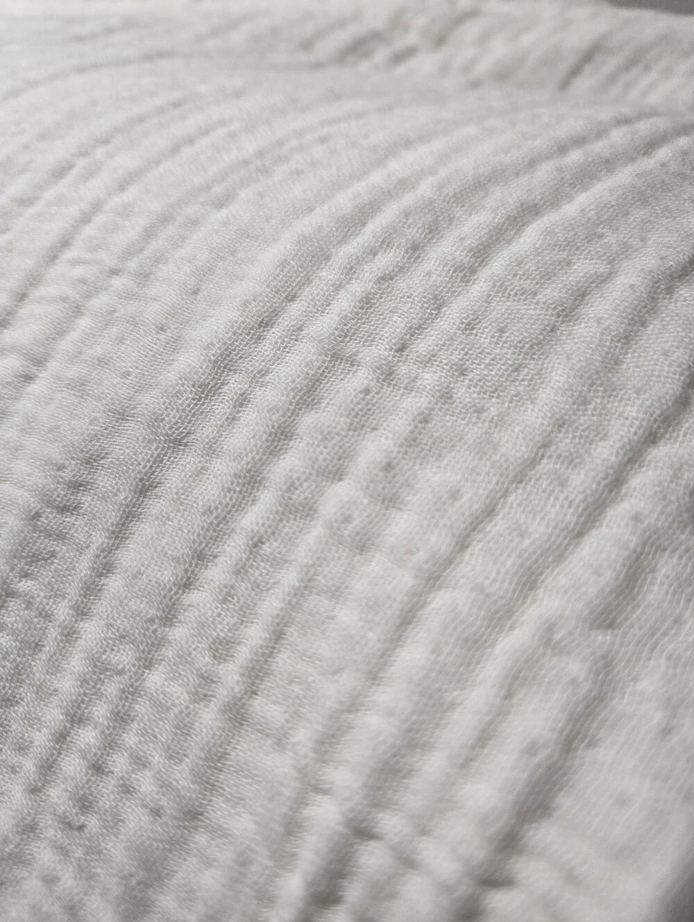 QUINCE Airy Cotton Gauze Duvet Cover with 2 Shams Queen, Organic UNDYED, Natural